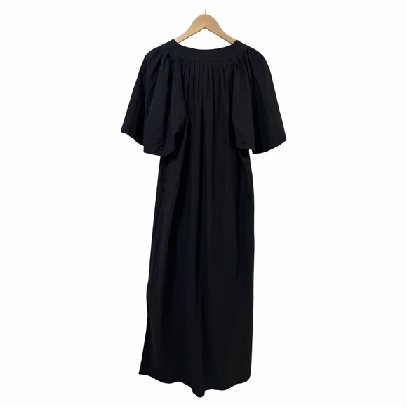 Tuckernuck Pomander Place  Finley Flutter Sleeve Maxi Dress Size XL Black Event - Picture 2 of 10